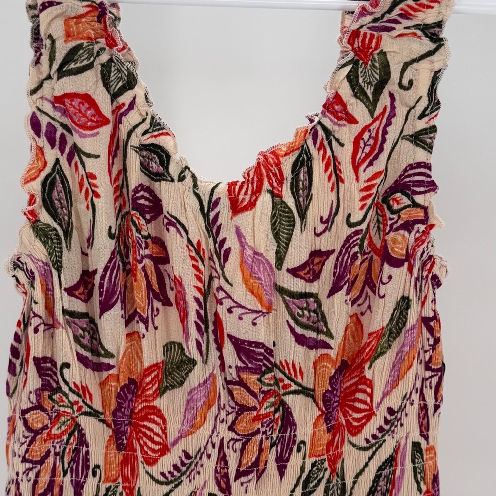 Patrons of Peace Folklore Sundress Paisley Flowers Size Small made in india - Picture 6 of 6